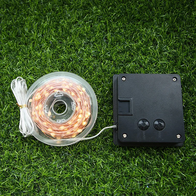 Уличная Водонепроницаемая светодиодная гирлянда на солнечной батарее 100/200