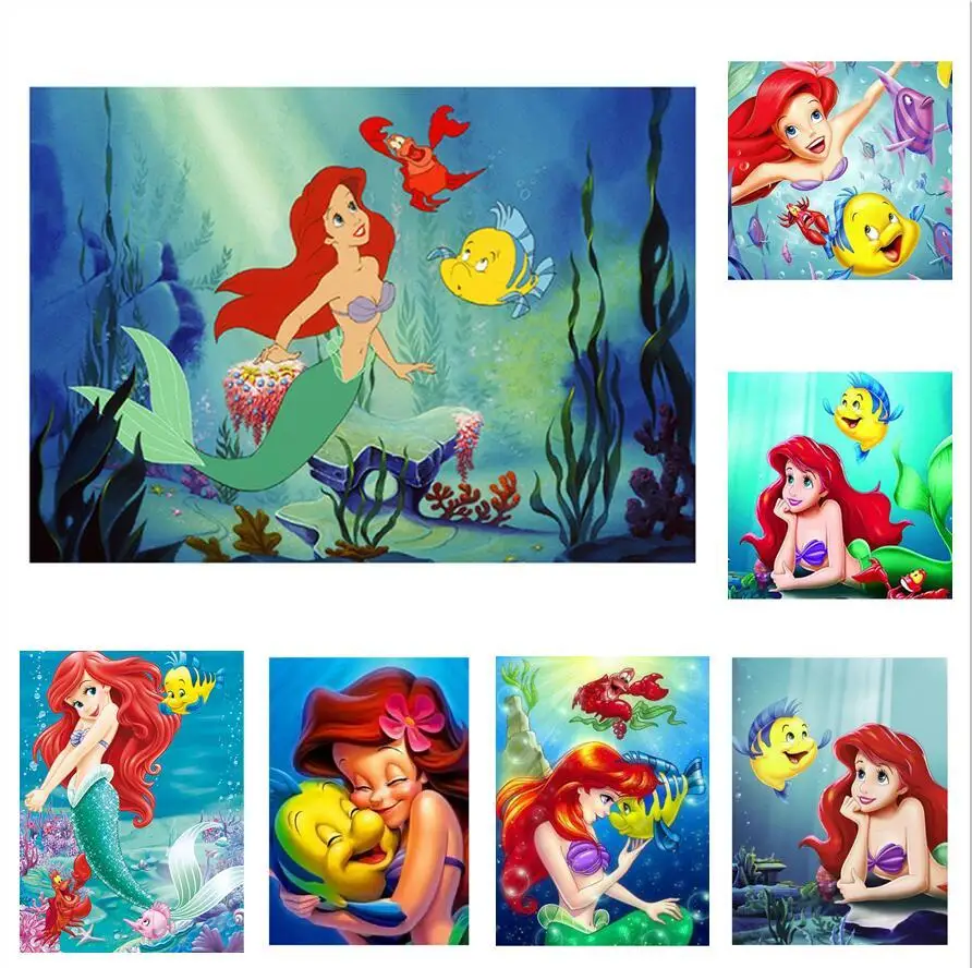 Алмазная живопись 5D сделай сам Набор для вышивки крестиком из серии Disney с