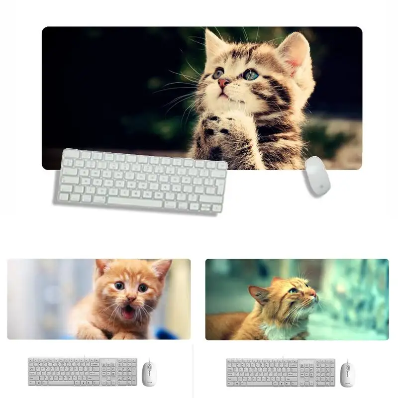 

cat Locking Edge Mouse Pad Game Desk Table Protect Game Office Work Mouse Mat pad 2 3 mm Non-slip Laptop Cushion