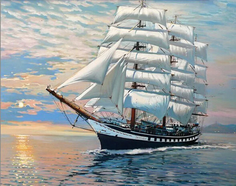 SDOYUNO живопись по номерам 40x50 см безрамные цифровые Painitng рисунки на картины по номерам раскраска по номерам декор для дома рисование по номерам DIY Фигура животные пейзаж - Цвет: 163