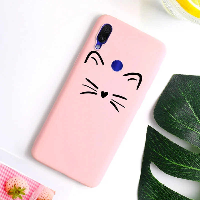 Силиконовый чехол с 3d-изображением конфет для Xio mi Red mi Note 8T 8 7 6 5 Pro 8A 7A 6A S2 чехол для Xio mi 9 Lite A3 A2 A1 Play 8 SE mi 9T Capa - Цвет: PinkI043