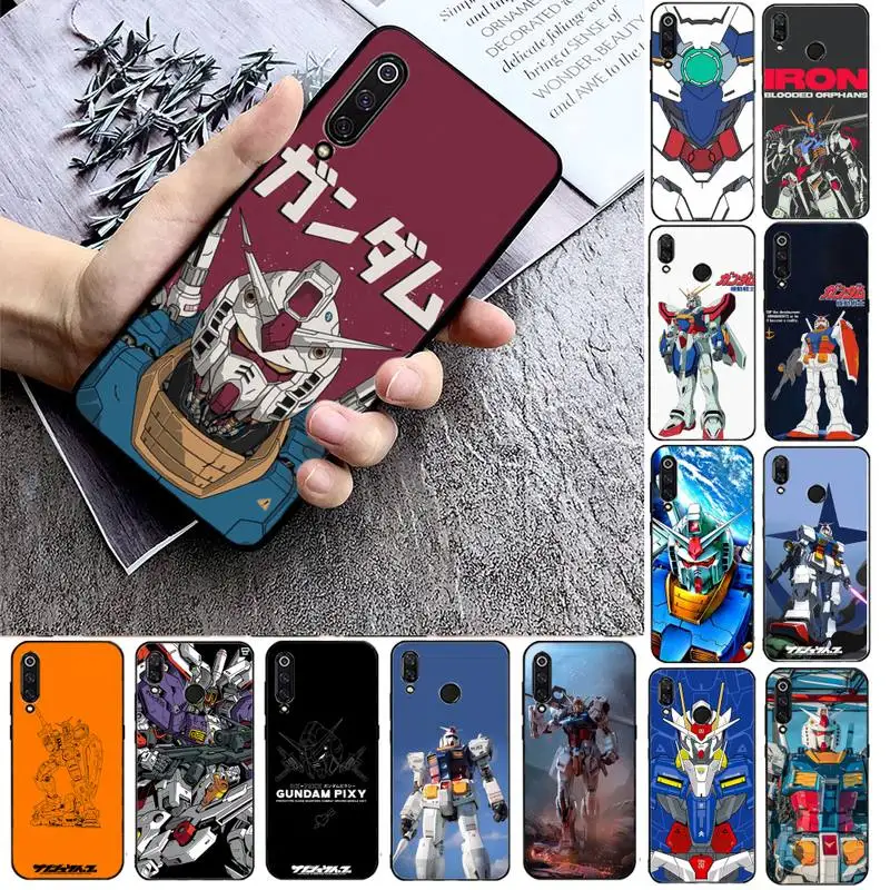 

GUNDAM Phone Case For Xiaomi max3 mi 9 se mi8 F1 9SE 10 lite F1 Back Coque
