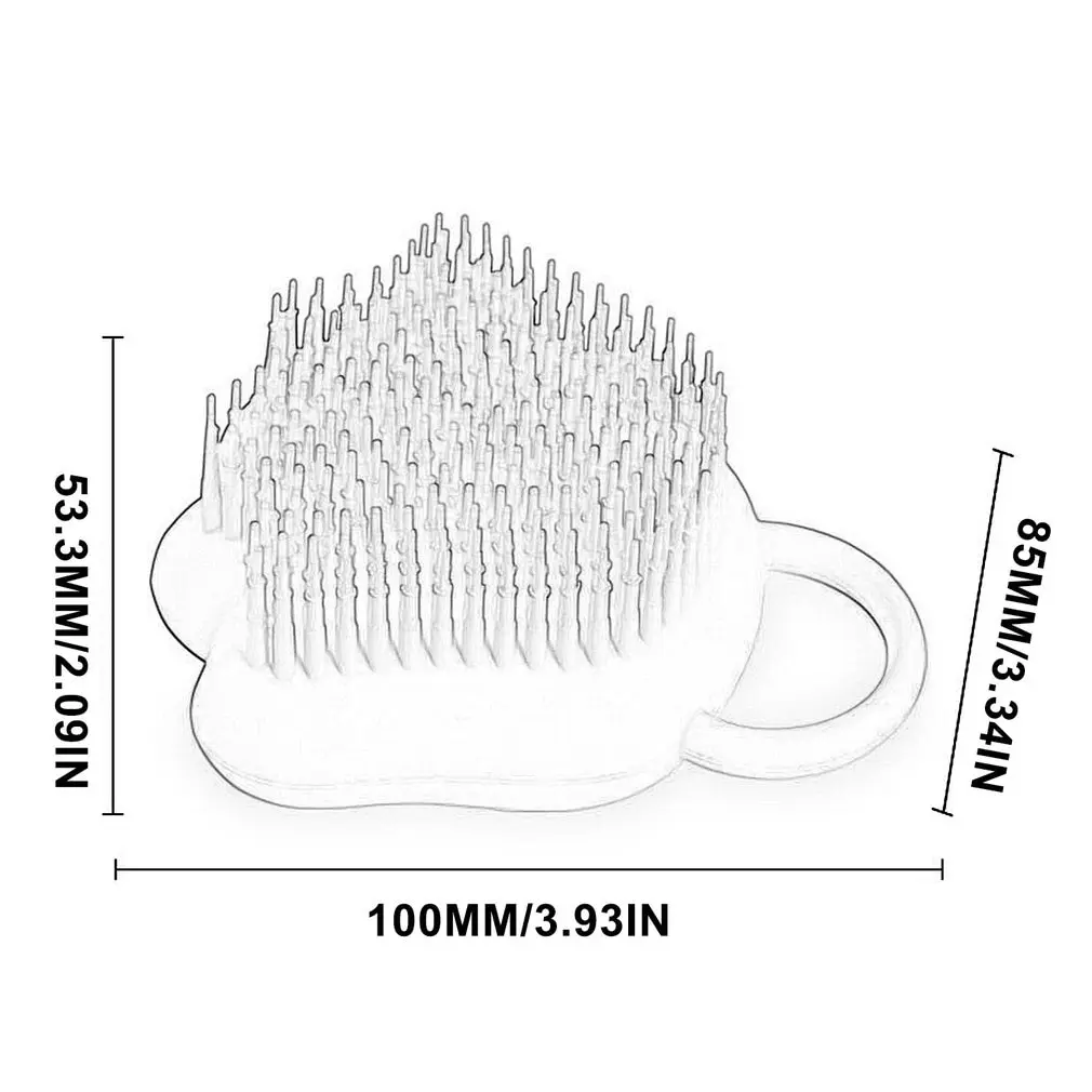 

Cat Claw Design Silicone Bubble Bath Soft Brush Household Massage Shampoo Rubbing Back Foaming Bath Brush