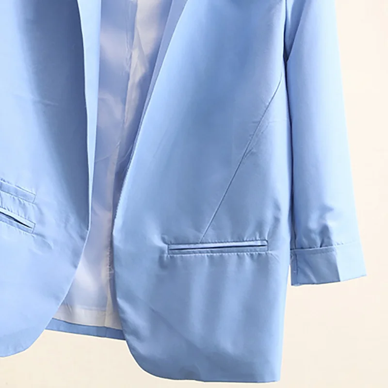 

Blazer Women Summer Autumn Candy Color Jackets Suit Slim yards Ladies Blazers Work Wear Jacket