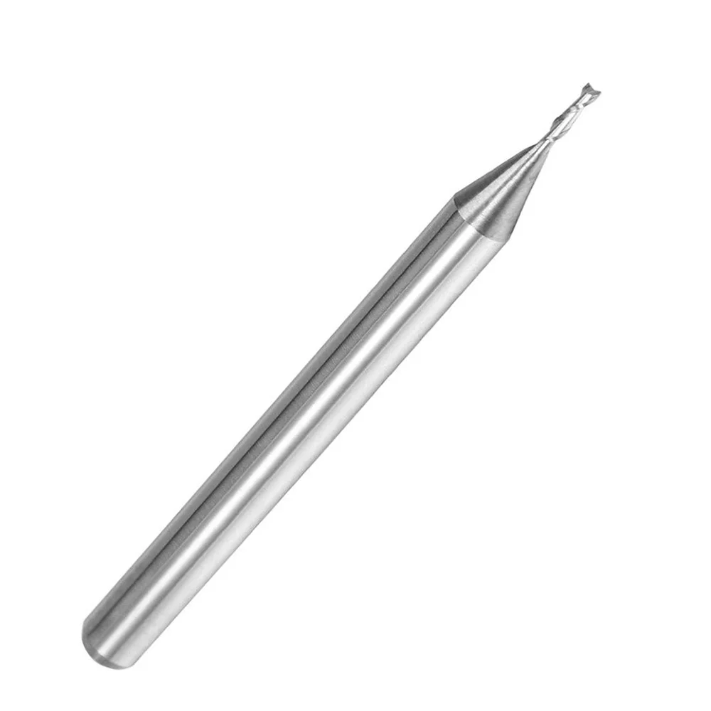 

5PCS/kit End Mill 0.8mm X 3mm Carbide Cutter Tools CNC Router Bits Replacement End Mills Accessories