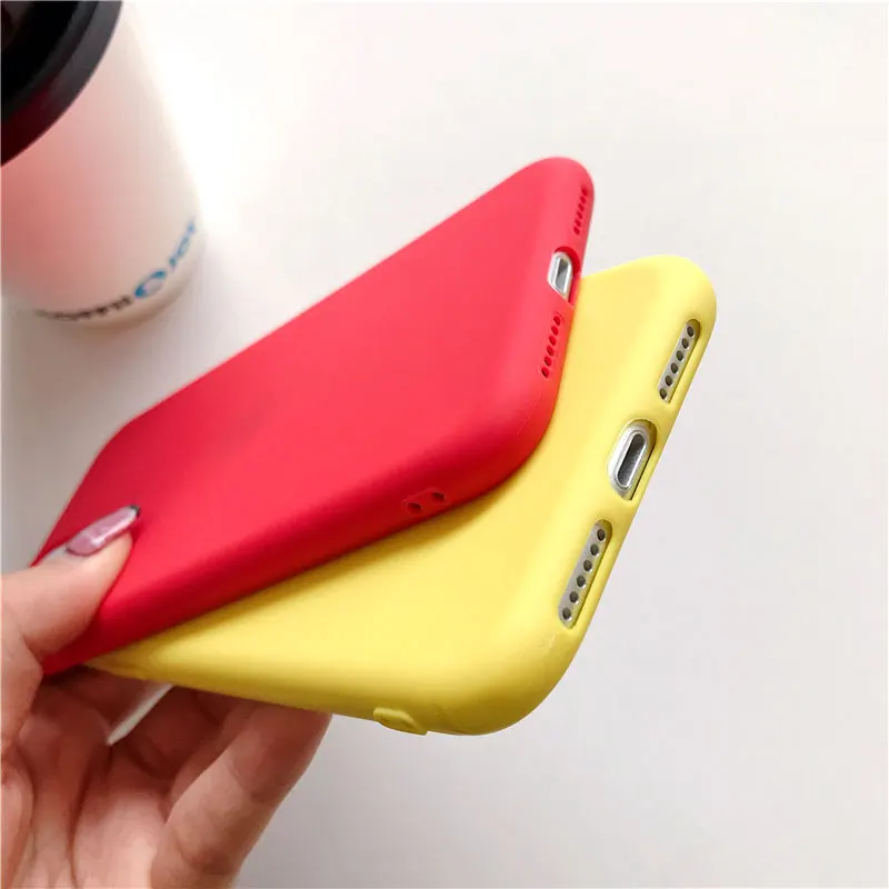 

Matte Case for iphone 11 Pro Max Case Luxury Candy Phone Cover On iphone 12 XR XS Max X 7 8 SE 2020 iphone12 Mini Phone Cover