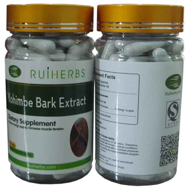 

1Bottle Yohimbe Bark Extract Caps 90pcs x 500mg free shipping
