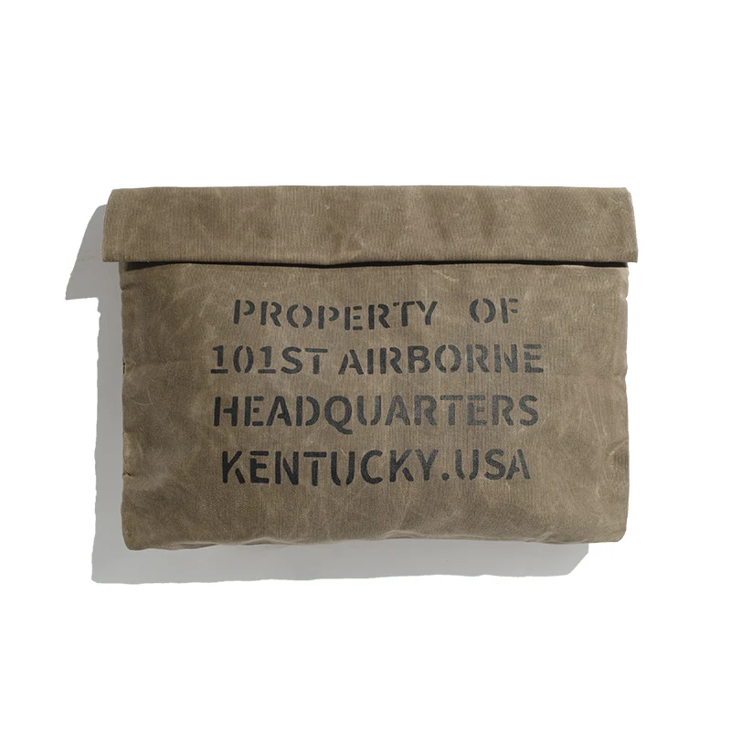 Винтажные мужские сумочки Maden вощеная Холщовая Сумка в стиле милитари