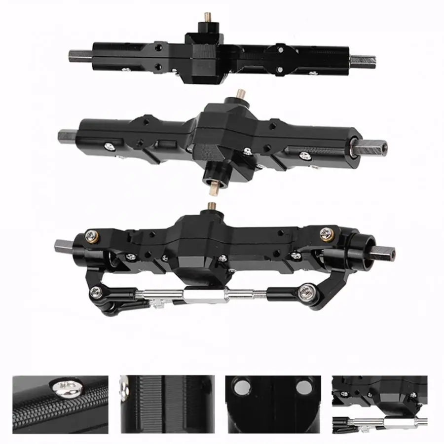 Высокое качество металла передний центральный задний мост Набор осей для WPL 1/16 b 14