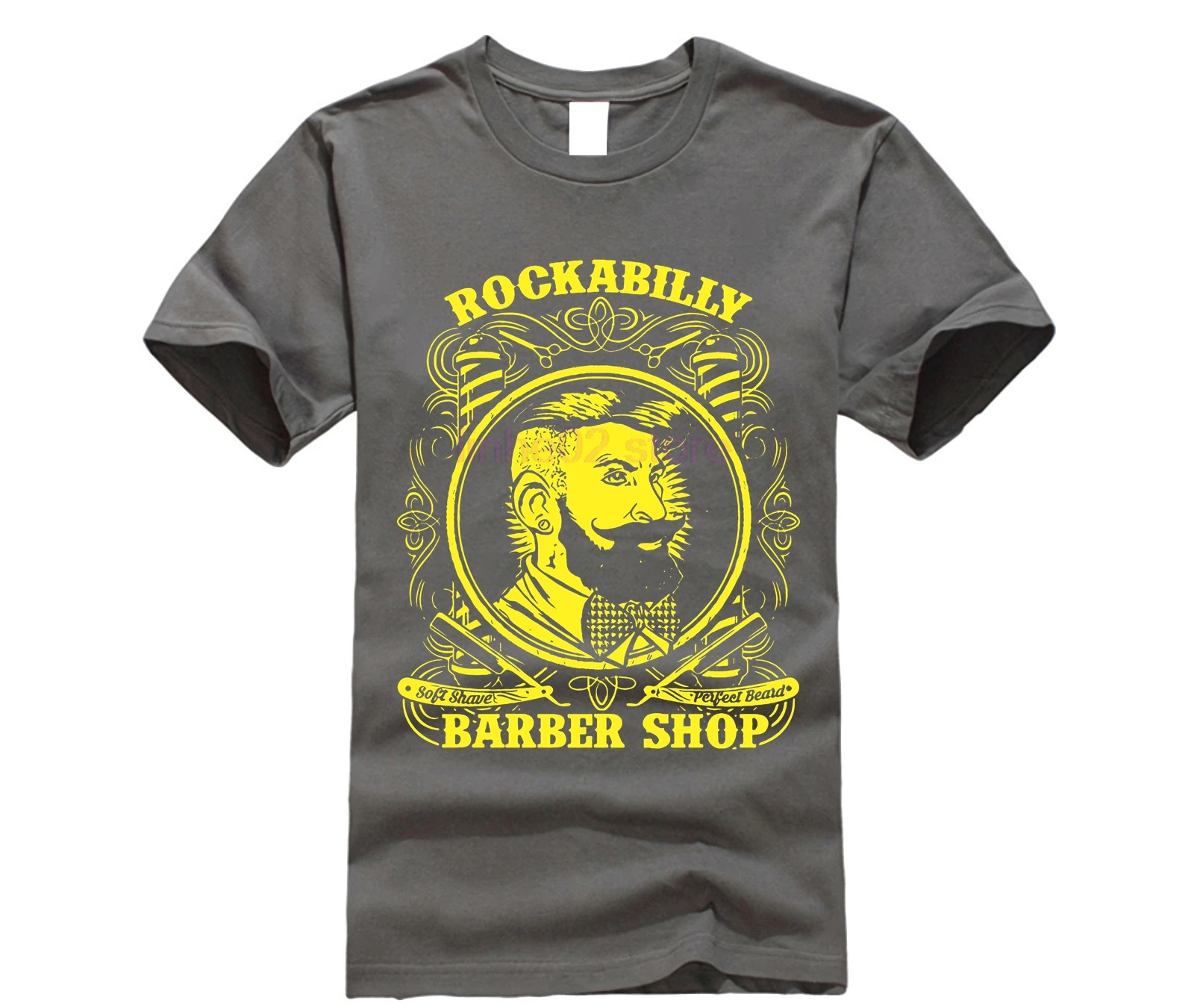 2019 летние мужские футболки высокого качества с принтом череп бородой Friseur
