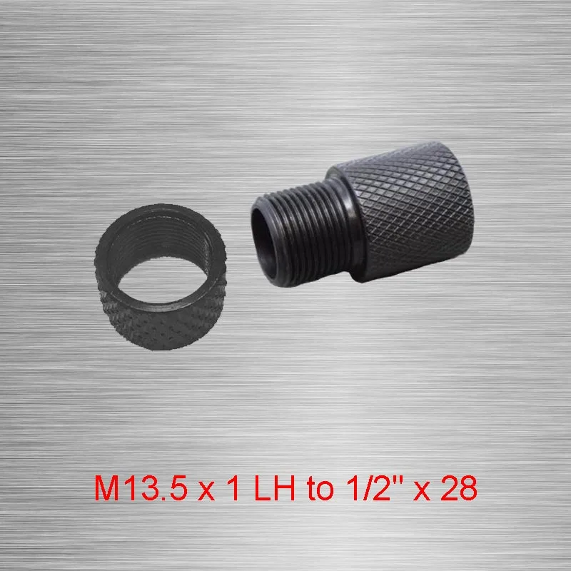 Переходник с резьбой на конце цилиндра метрический Резьбовой Адаптер M13.5 x 1 LH до