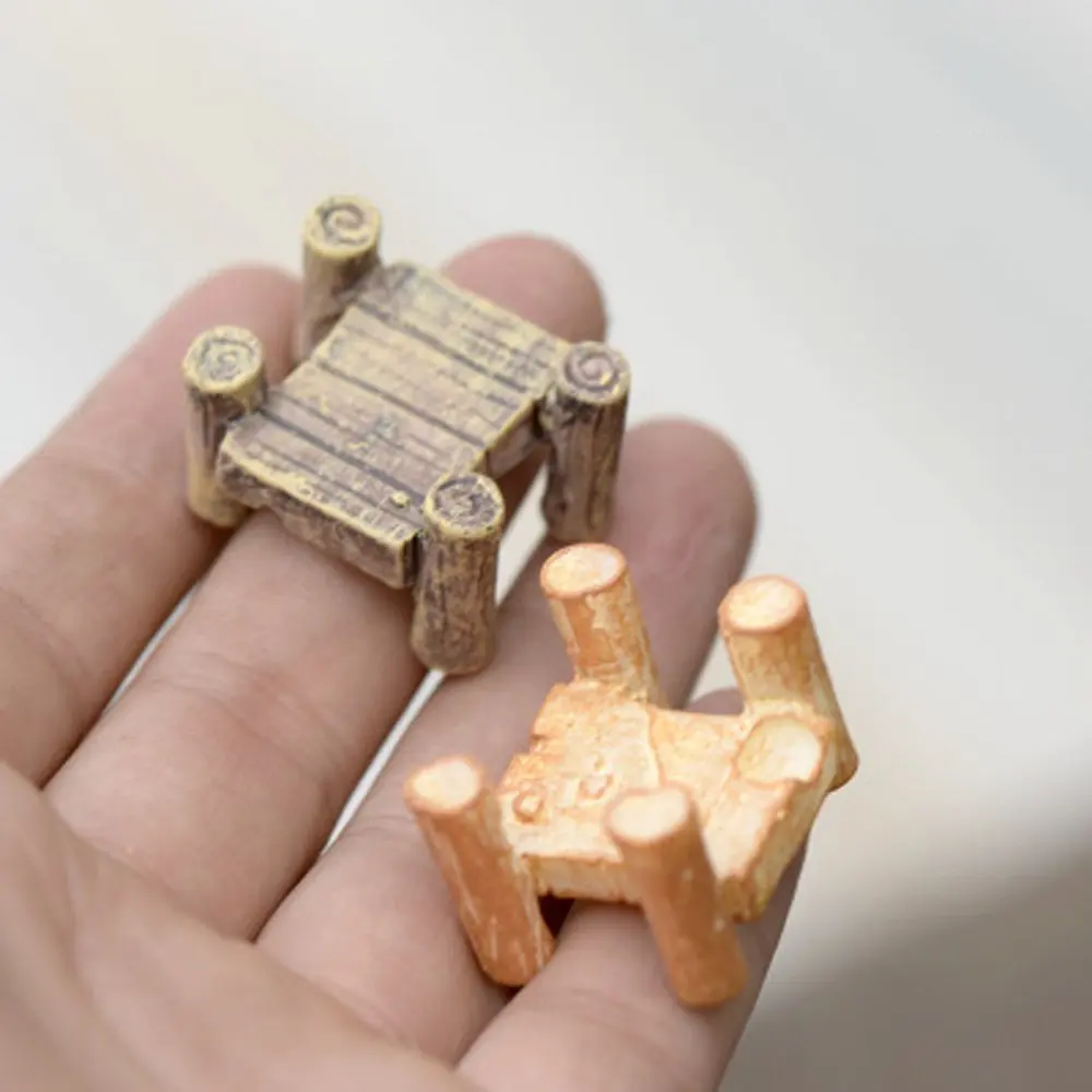 

5 Pcs Cute Mini Water Corridor Bridge Micro Landscape DIY Crafts Resin Moss Garden Decor Exquisite Multifunction Fairy Dollhouse