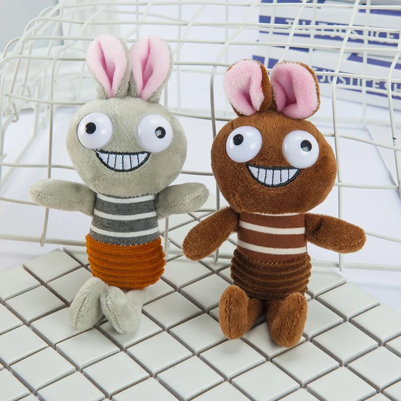 Счастливые большие глаза креативная мультяшная плюшевая игрушка кукла мягкая