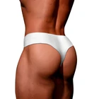 Мужские стринги и G-стринги горячая Распродажа из ледяного шелка, мужские трусы, мягкие трусы танга, сексуальное нижнее белье для геев, мужские трусы джоки, трусы CM103