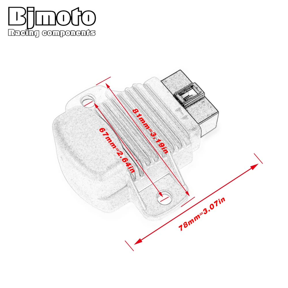 

MSX 125 Motorcycle Metal Voltage Regulator Rectifier For Honda MSX125 Grom 2014-2015 31600-K26-921 Rectifier-regulator