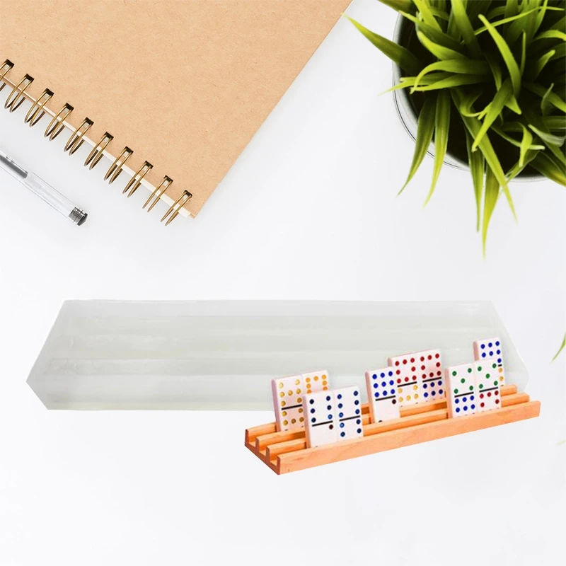 

DIY Crafts Polymer Epoxy Resin Game Toys Mold Dominoes Casting Silicone Mould Dropshipping