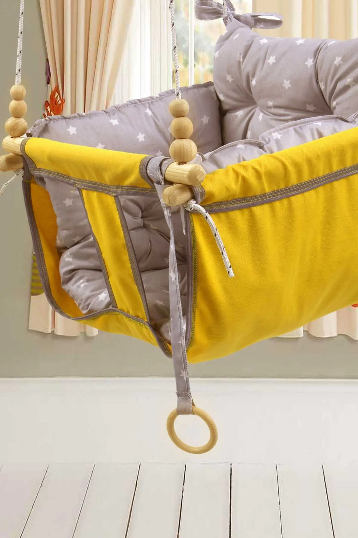 Желтые Детские забавные качели для малышей детский гамак Подвесные Игрушки