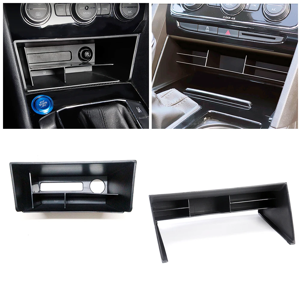 

For Volkswagen VW Tiguan Teramont Atlas 2017-2021 Central Console Container Storage Box Refit Holder Tray Car Stowing Tidying