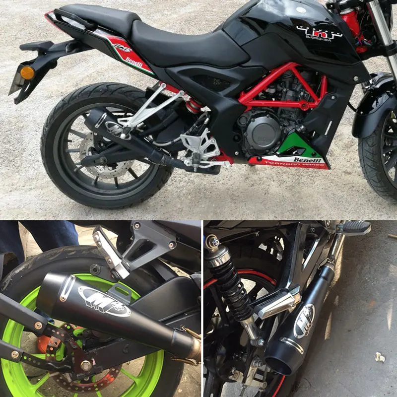 Akrapovic Escape Moto rcycle глушитель Escapamento DB убийца Модифицированная труба 51 мм для Kawasaki M4 R6