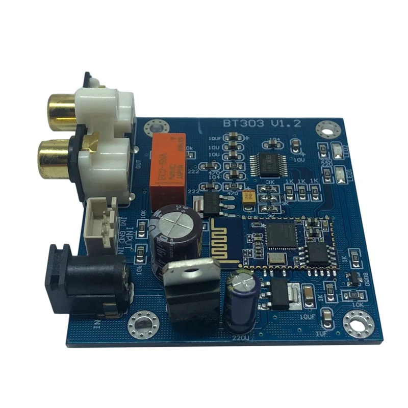Модуль Bluetooth 5 0 постоянного тока 7-12 В с поддержкой A2DP/AVRCP/HFP/AAC/I2S Φ модуль для