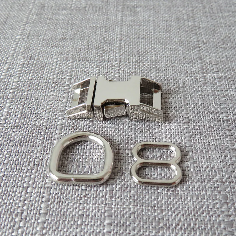 150 комплекты 10 мм ошейник для кота металлическая пряжка раскола ремни ремня