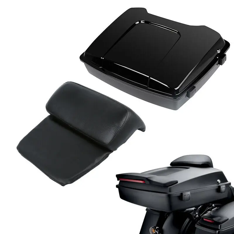 Мотоцикл бритвы пакет багажник со спинкой для Harley Тур Пак Touring Road King Street Glide дорога