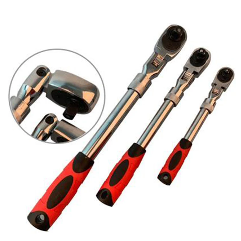 1/2 3/81 Drive Extending Telescopic Shaft Ratchet Handle Socket Repair Wrench | Инструменты