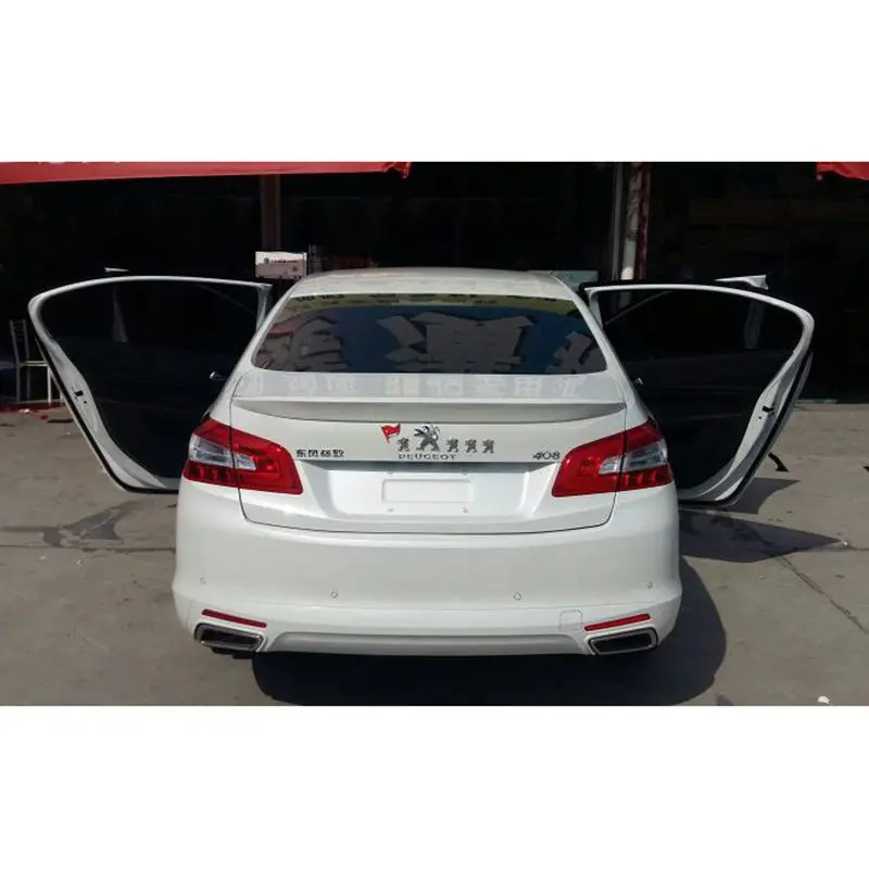 

Спойлер для peugeot 408 2014-2016, спойлер для peugeot 408, высококачественный спойлер из ABS материала для заднего крыла автомобиля, спойлер праймера цвета
