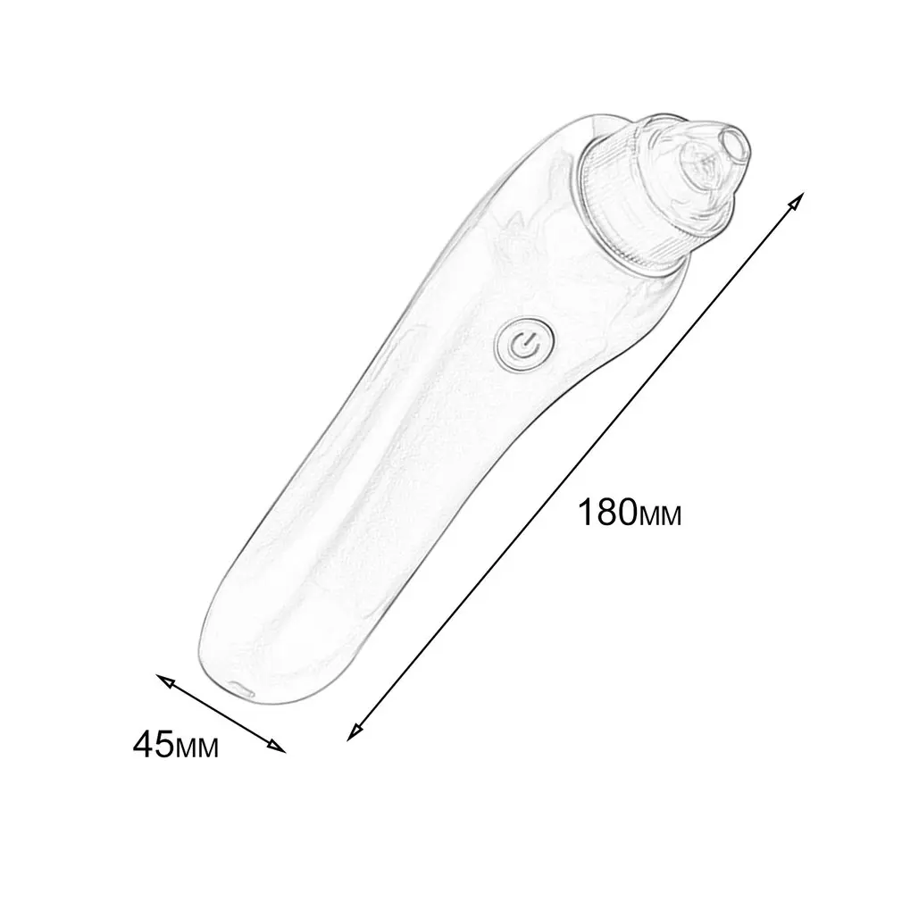 

5V USB Charging Vacuum Electric Face Pore Cleaner Blackhead Remover Acne Suction Facial Skin Care Cleaning Tool