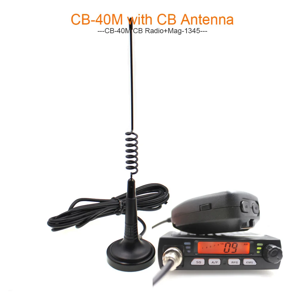 Orange-PL-Mag1345 Ультра компактный AM/FM мини Mobie CB радио 8 Вт 26 МГц 27 МГц 10 м любительский мобильный радио ANYSECU CB-40M Citizen Band Радио AR-925 - Цвет: Orange-PL-Mag1345