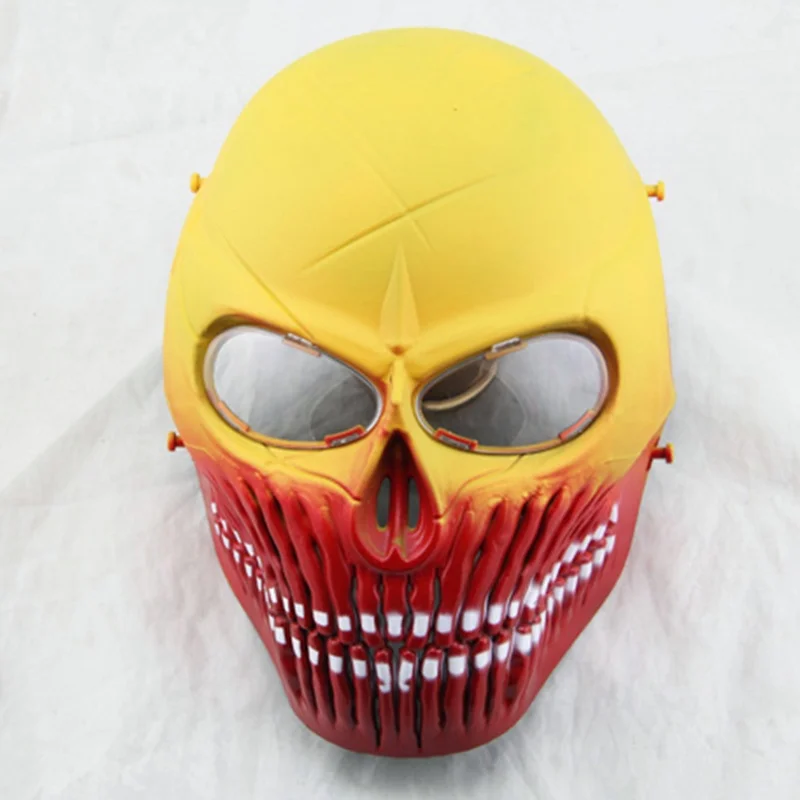 

Airsoft Full Face Paintball Mask Skull Scary Horror Cosplay Halloween Mask CS Wargame Hunting Military Equipment Tactical Masks