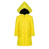 little nightmares 2 mono six costume for kids yellow hoodie coat with hat game hungry kids 6 jacket fancy ball cosplay oufits