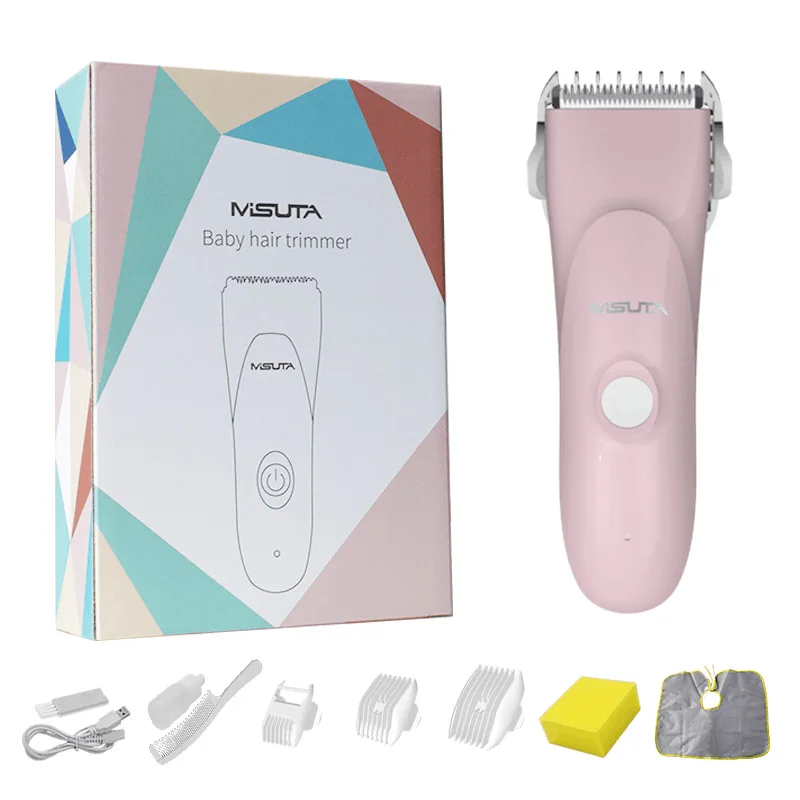 

Baby Automatic Gather Hair Trimmer Baby Adult Mute Waterproof Kids Hair Clipper Sleep Haircut Home-Use