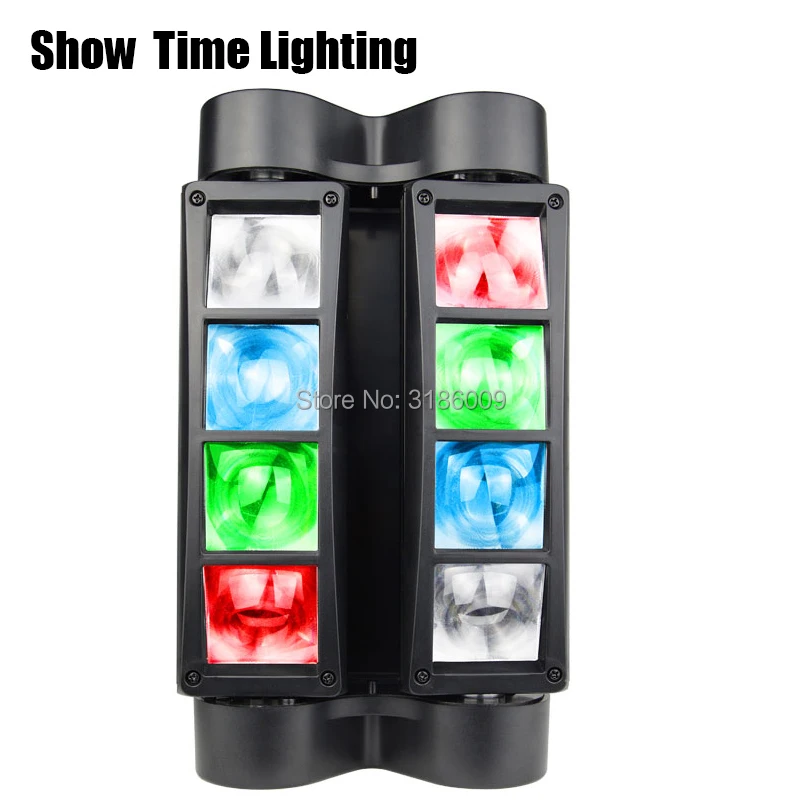 Good Effect Mini disco LED Spider Moving Head Light Beam Stage Lighting 8*10W for DJ Night club Party | Лампы и освещение