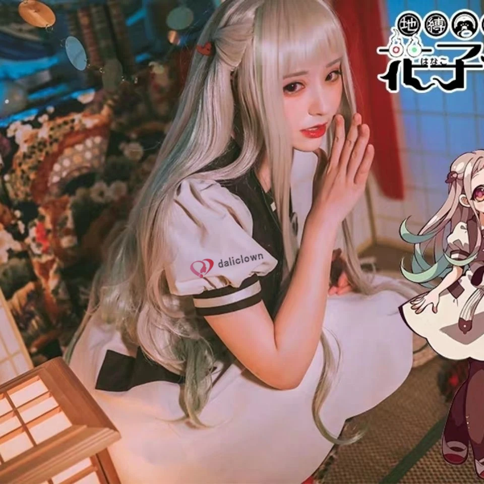 

Костюмы Jibaku Shounen Hanako Kun Nene Yashiro Косплей парик для женщин 2023 унитаз Hanako-kun аниме платья полный костюм