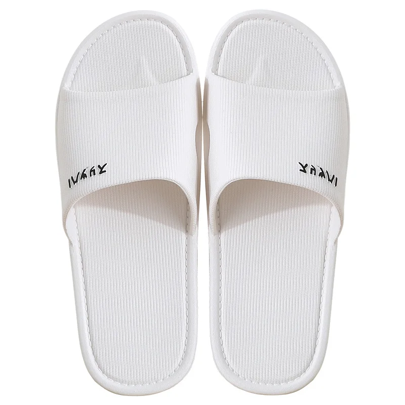 

2021 New Japanese Style Slippers Summer Couple Male and Female Home Indoor Bathroom Slippers Non-Slip Home Sandals A909