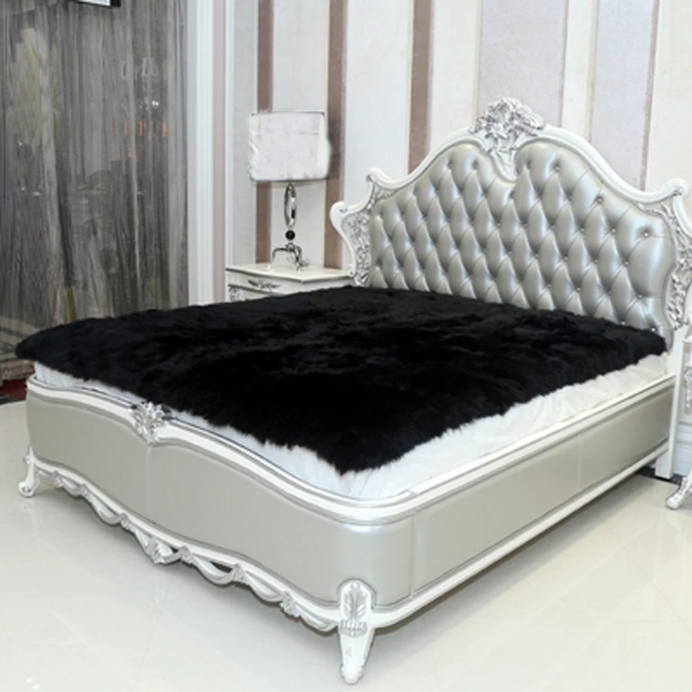 Роскошный искусственный ковер из овчины волосатые для Гостиная ковры