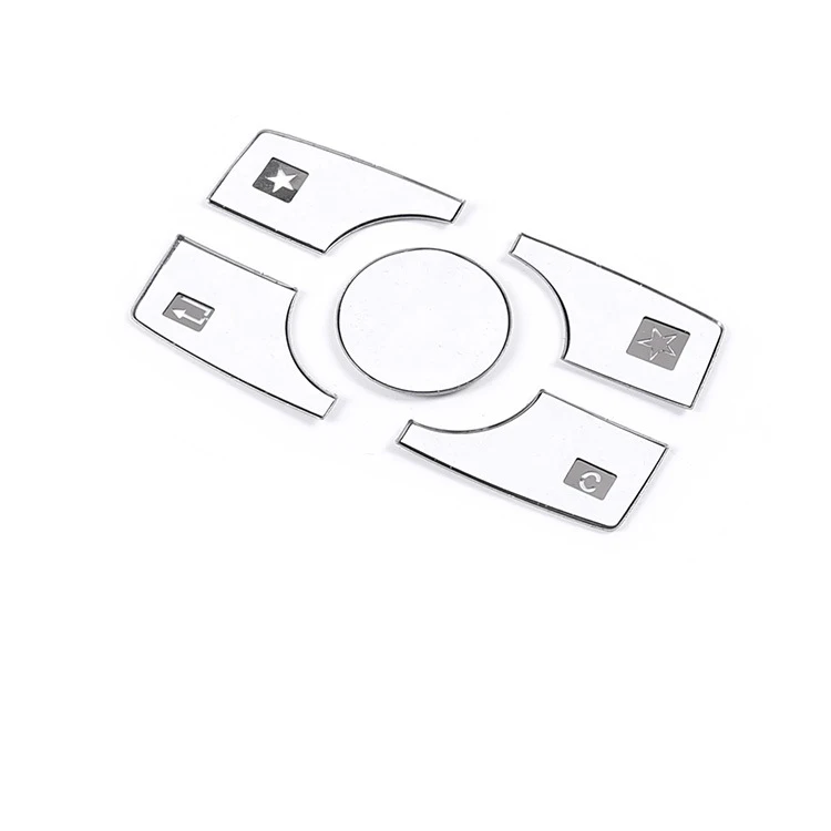 

Car Aluminum alloy Multimedia button Trim Cover Sticker For Mercedes Benz ML GL Class