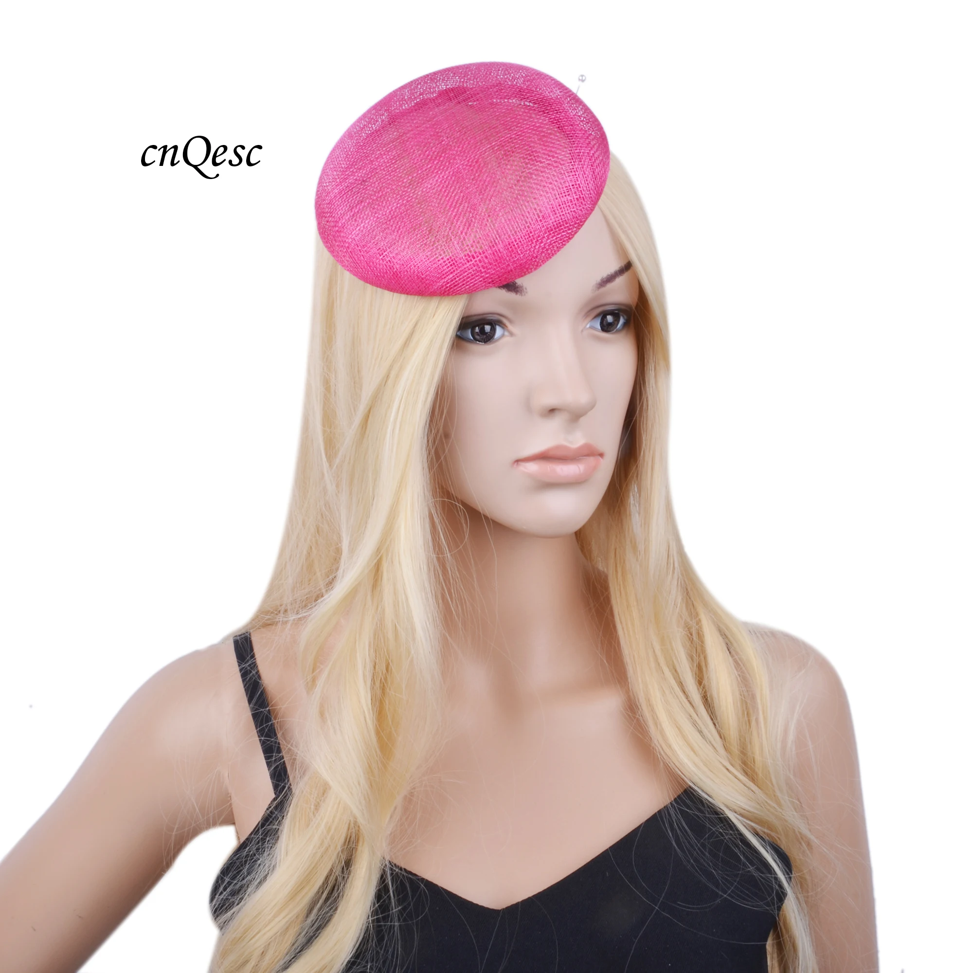 13 цветов. 14 см Высокое качество sinamay База pillкоробка с grossgrain sweatband для вуалетки