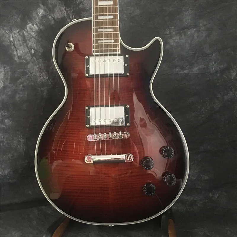 

High-quality electric guitar, top maple flame,