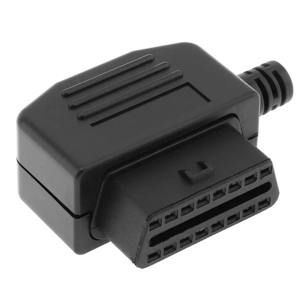 OBDII OBD 2 L Тип 16 контактный разъем провода розетки адаптер автомобильный