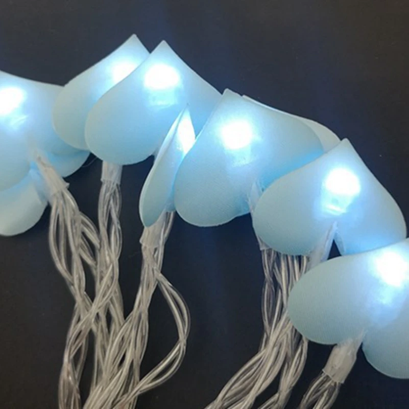 

Pink Love Cotton Wedding String Fairy Light Pink Girl String Light Indoor Wedding Party Garden Garland Valentines Day Decor