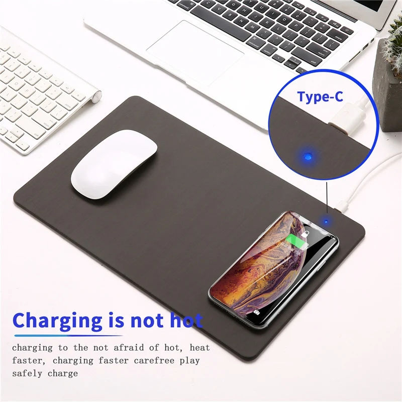 

2 in 1 Qi Wireless Charger Mouse Pad Mat Phone Wireless Charging Pad