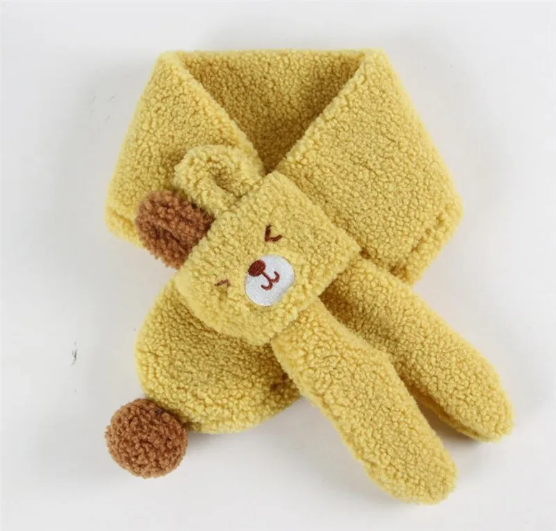 

Child Winter Warm Ear Protection Hat Scarf 2020 Kids Cartoon Hat Scarves Girl Boy Baby Cotton Lnner Layer Comfortable Cap 1-3T