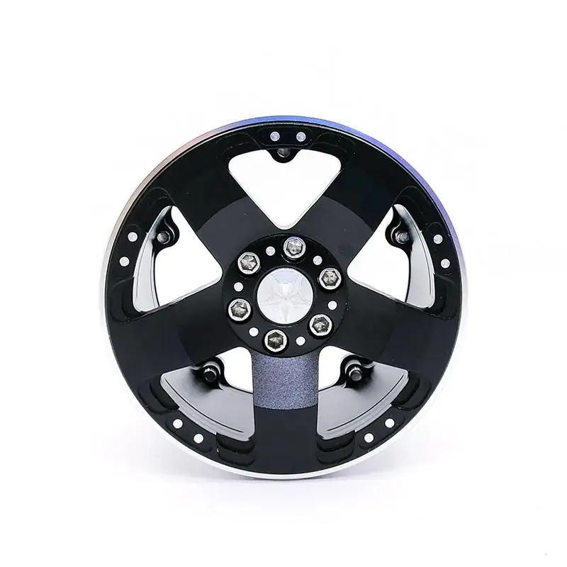 LeadingStar Beadlock Колесные диски концентратор 2 дюймов CNC для 1/10 RC SCX10 Рейф 90018 Рок