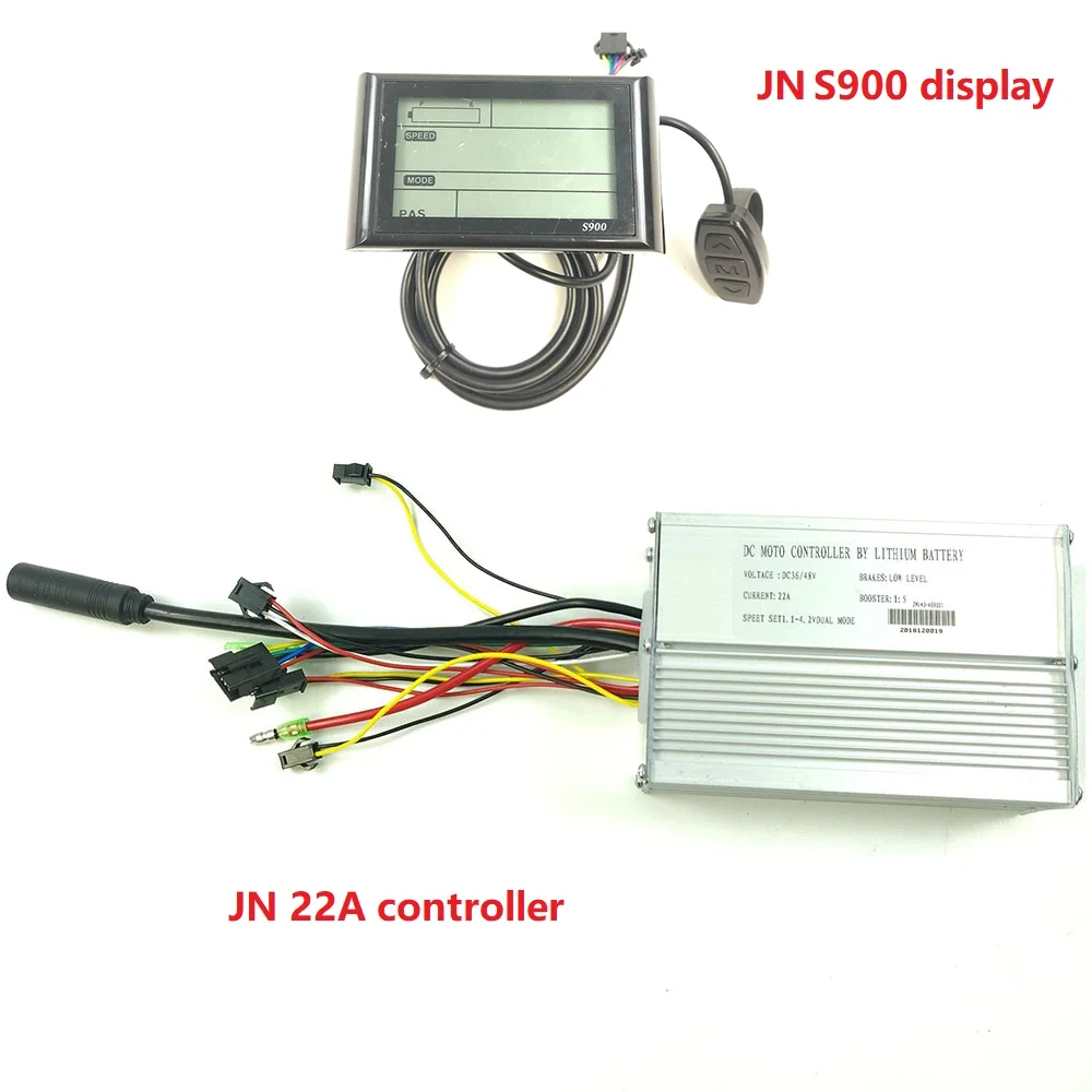 Когда-нибудь S900 дисплей 36 В/48 В 15A 22A контроллер 250W350W500W серии JN Электрический велосипед Стандартный квадратный контроллер Функция