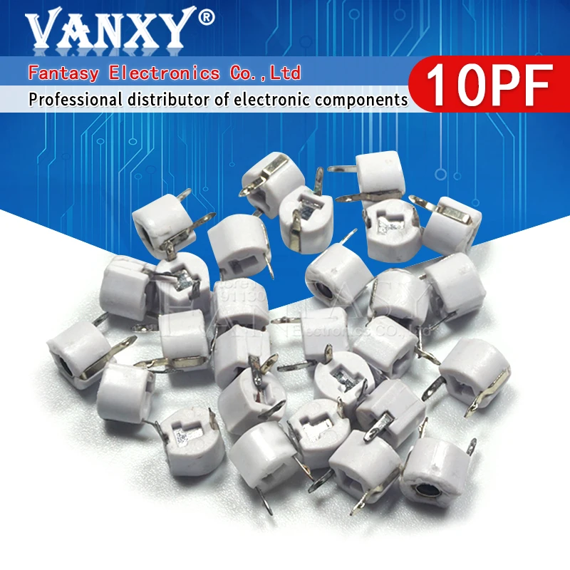 

20pcs 10P 10PF 6mm JML06-1 DIP trimmer Adjustable capacitor