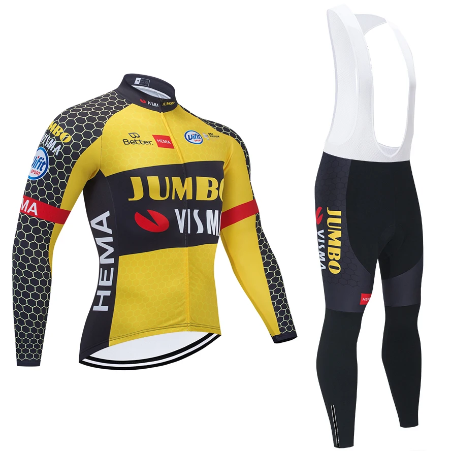 

20D Winter New JUMBO Cycling JERSEY Bike Pants Clothing Men Ropa Ciclismo Thermal Fleece Bicycling Maillot Culotte Wear