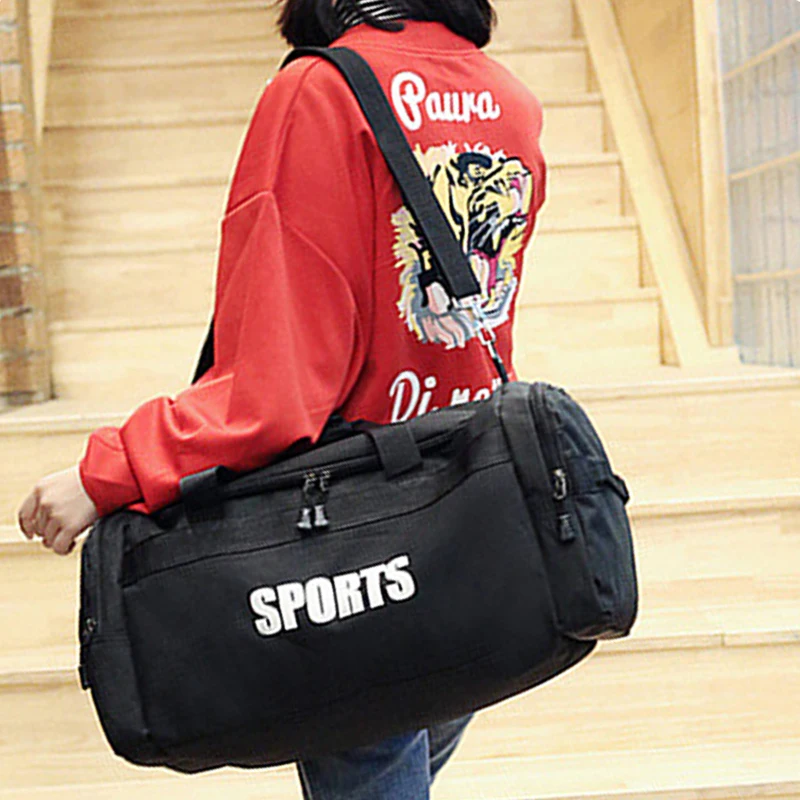 

Sports Gym Bag With Shoes Pocket Men Women Outdoor Waterproof Fitness Training Duffle Bag Travel Yoga Handbag