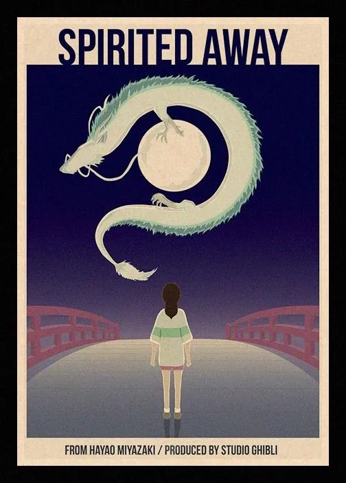 Настенные ретро постеры Perfect JL Hayao Miyazaki Spirited away крафт бумага Высококачественная